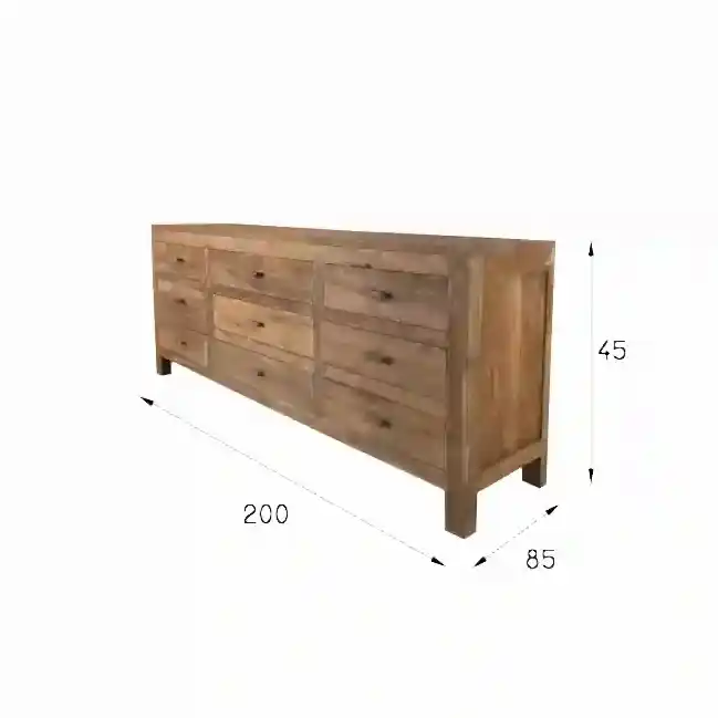 Resim DALGIÇ TEAK KONSOL