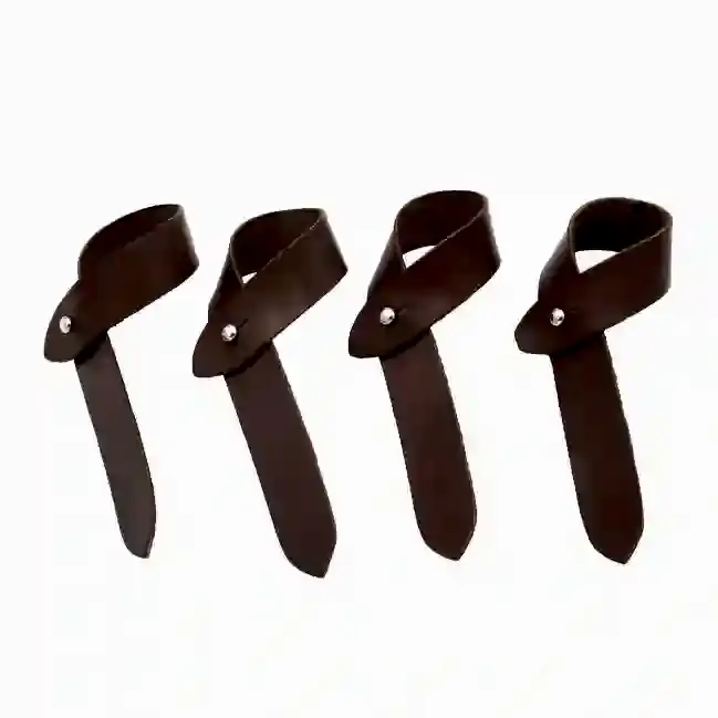 Resim 4'LÜ KAHVE İMZA PEÇETE HALKASI