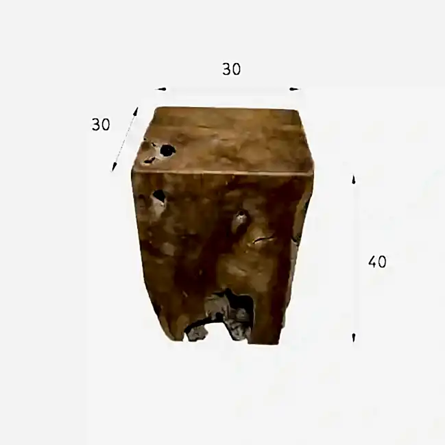 Resim KÜP TEAK SEHPA