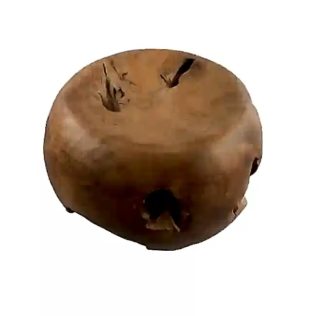 Resim KÜÇÜK GÖBEK TEAK TABURE - SEHPA